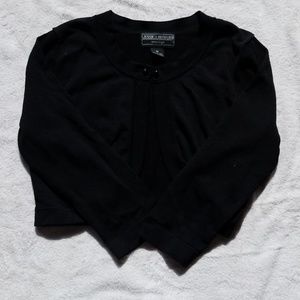 Black evening shrug sweater